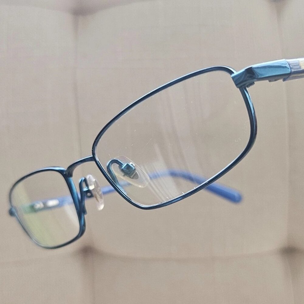 Ray-Ban Kids Glasses Frame Titanium RB1018T Eyeglasses Blue Tone Eye Wear